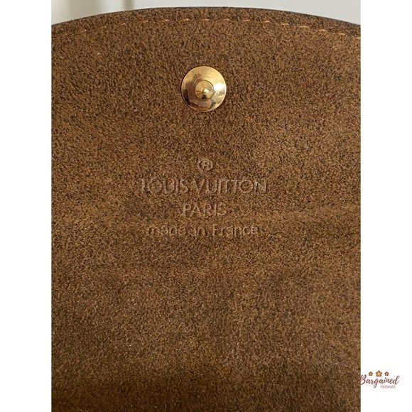 Authentic Louis Vuitton Brown Damier Ebene Coated Canvas Square Cufflinks Case - Picture 9 of 13